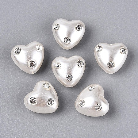 ABS Plastic Imitation Pearl Beads SACR-T017-79B-1