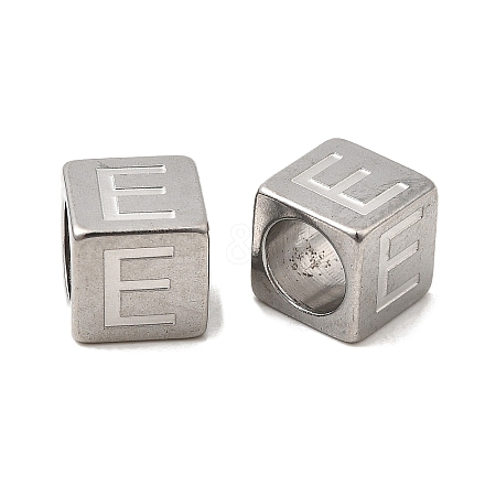 304 Stainless Steel European Beads STAS-D382-02E-P-1