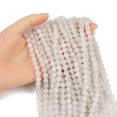 Natural White Jade Beads Strands G-RM2025-B34-8mm-1