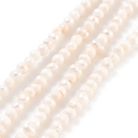 Natural Cultured Freshwater Pearl Beads Strands PEAR-C003-02A-1