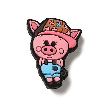 Cartoon Animal Silicone Beads SIL-S007-05E-1