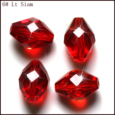 Imitation Austrian Crystal Beads SWAR-F054-13x10mm-06-1