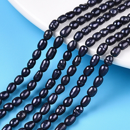Natural Cultured Freshwater Pearl Beads Strands PEAR-S021-240-1