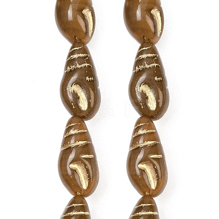 Czech Pressed Glass Beads GLAA-I061-49A-1