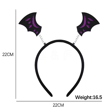 Halloween Cloth Hair Bands PW-WGE0E66-22-1