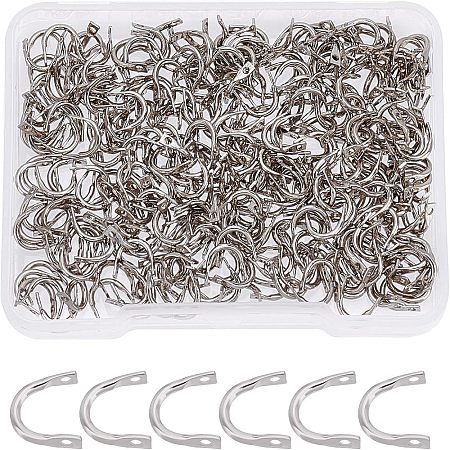 SUPERFINDINGS 300Pcs Brass Links KK-FH0002-77P-1