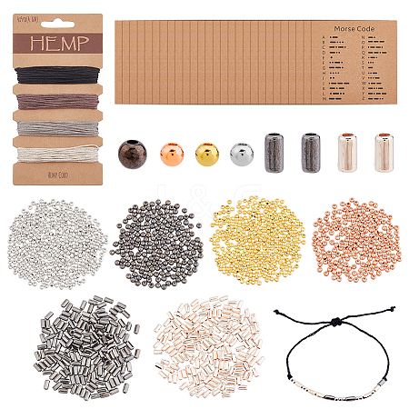 DIY Plastic Braided Bead Bracelet Making Kit DIY-DC0003-07-1