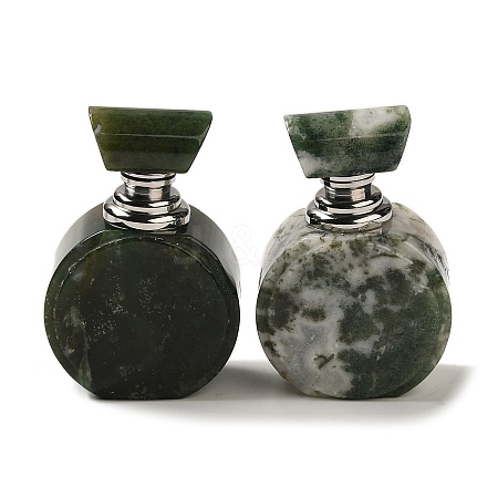 Natural Moss Agate Dropper Perfume Bottles DJEW-H010-04P-04-1