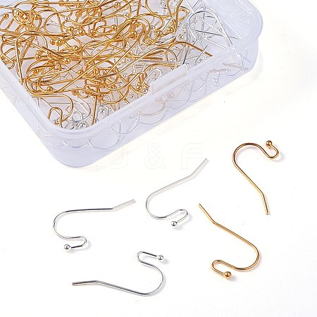 Brass Earring Hooks KK-CJ0003-02-RS-1