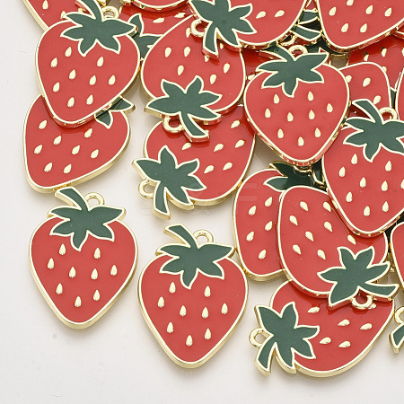 Alloy Enamel Pendants X-ENAM-N051-07C-1