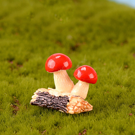 Miniature Mushromm Resin Ornaments MUSH-PW0001-087D-1