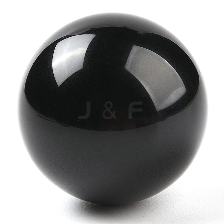 Natural Obsidian Sphere Beads G-I367-07C-1