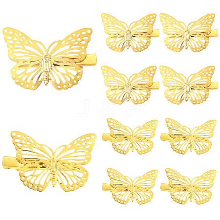 12Pcs 2 Styles Iron Alligator Hair Clips for Women Girls PHAR-SP0001-28A-1