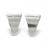 Non-Tarnish 304 Stainless Steel Stud Earring Findings STAS-Q225-10A-1
