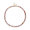 Cubic Zirconia Tennis Necklaces NJEW-G017-01E-G-2