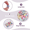 60Pcs 3 Styles Opaque Resin European Beads RESI-TA0005-29-5