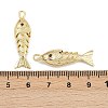 Brass Micro Pave Cubic Zirconia Pendants KK-A269-01B-G-3