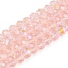 Electroplate Glass Beads Strands LS-EGLA-A044-T6mm-L22-1