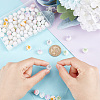 84Pcs 6 Colors Opaque Acrylic Beads OACR-GA0001-08-3