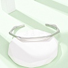 304 Stainless Steel Cuff Bangles BJEW-P373-01P-2
