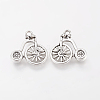 Tibetan Style Alloy Pendants X-TIBEP-0734-S-LF-2