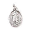 Brass Micro Pave Cubic Zirconia Pendants KK-C012-10P-1