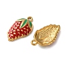 304 Stainless Steel Enamel Pendants STAS-B100-06G-10-2