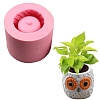 Food Grade Silicone Owl Pot Molds PW-WG71032-01-2