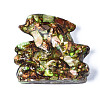 Dolphin Assembled Natural Bronzite & Synthetic Imperial Jasper Model Ornament G-N330-37A-1