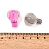 Spray Painted Transparent Acrylic Beads OACR-H054-14-3