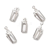Non-Tarnish 316 Stainless Steel Pendant Cabochon Settings X-STAS-C077-03P-1
