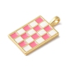 Brass Enamel Pendants KK-L216-009G-01-2