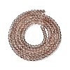 Crackle Glass Beads Strands CCG-Q001-4mm-07-2