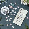 Flat Back Imitation Taiwan Acrylic Rhinestone Cabochons GACR-FG0001-04-6