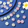 50Pcs Opaque Acrylic Beads OACR-CJ0002-24-6
