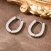 201 Stainless Steel Hoop Earrings EJEW-T056-03P-01-3