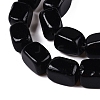 Natural Black Stone Beads Strands G-T138-88-3