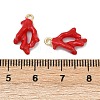 Alloy Enamel Pendants FIND-M081-01G-3