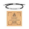 304 Stainless Steel Tube Bead Braided Bead Bracelets FS-WGDF774-03-1