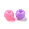 Opaque Acrylic Beads X-OACR-I006-03-3