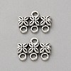 100Pcs Tibetan Style Alloy Chandelier Component Links FIND-WH0431-31E-1