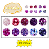 10 Style Spray Painted & Drawbench Transparent & Baking Paint Glass Beads GLAA-YW0001-26A-2