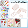 2 Bags 2 Styles Plastic Polymer Clay Bead Round Mold DIY-UN0008-60-5
