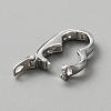 925 Sterling Silver with Clear Cubic Zirconia Twister Clasp FIND-WH0126-76P-2