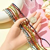 2 Strands Electroplate Opaque Color Glass Beads Strands EGLA-YW0005-26A-4