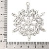 Tibetan Style Alloy Snowflake Big Pendants TIBEP-5252-AS-LF-3