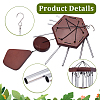 DIY Wood & Aluminium Round Tube Wind Chime Making Kits DIY-PH0023-72B-5