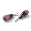Natural Rhodonite Pendants G-F707-23-3