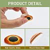30Pcs 15 Style Luminous Glass Cabochons DIY-CA0004-97-3