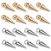 20Pcs 2 Colors Brass Charms KK-BBC0015-19-1